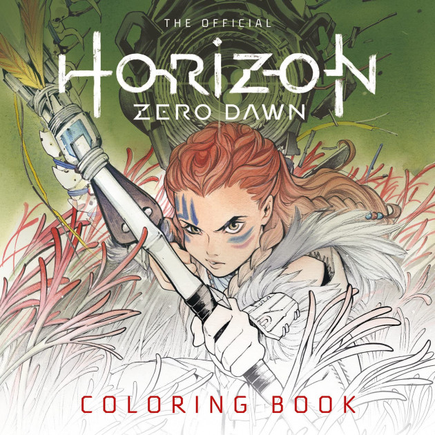 Malbuch für Erwachsene Horizon: Zero Dawn